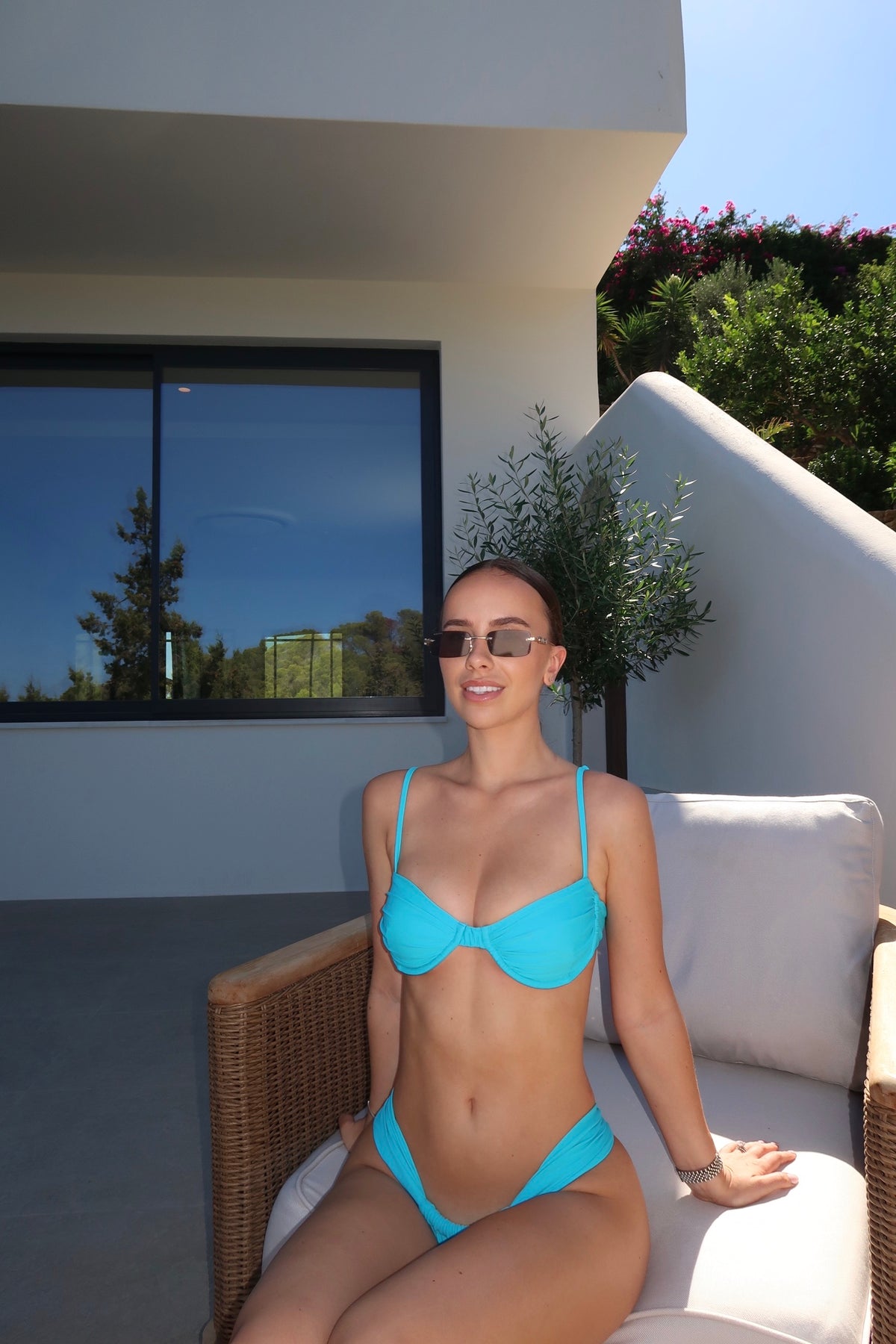 MYA BLUE BIKINI BOTTOM